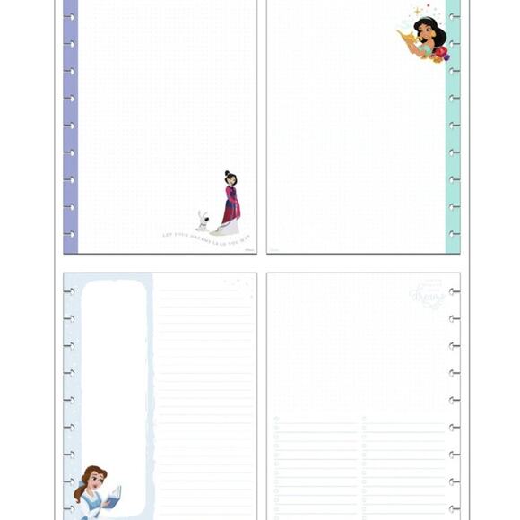 NEW Happy Planner Disney Princess Classic Planner Companion Folders Papers - Picture 7 of 16